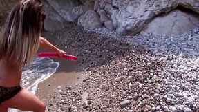 Incredible French nymphs gangbanging a cock🍆 on a tropical coast