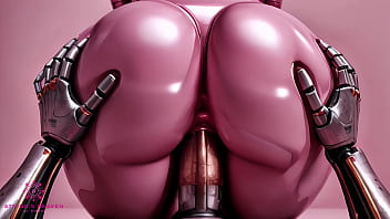 Robotic ass&#x1F351; banging my cock&#x1F346; deep, I cumming inside hers