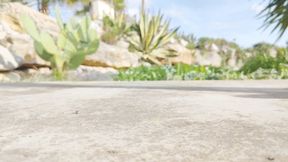 Giantess and tiny in a clear bag 4K