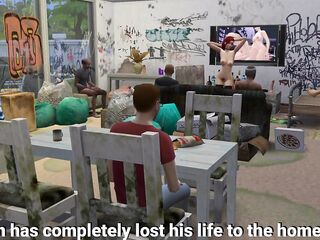 DDSims - Cuckold Loses his Wife and Home to Homeless Males - Sims 4