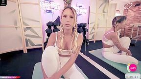 Train Mellany To Be More Flexible And More Horny. Maybe She Will Let You Do More