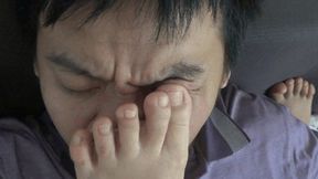 Nylon socks rub face YCTD12070607
