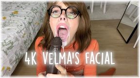 VELMA'S FACIAL CUMSHOT - cosplay, superheroine, facials, dildo with Kitty Stepsis 4K mp4
