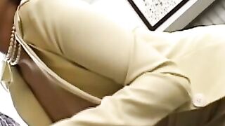 Shes Ready to Put Her Career on Her Back  Office Beauty Devours Cock!
