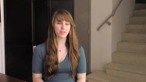 Juicy Loads Spilled All Over Teen Angel's Tongue-Tied Dentures