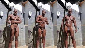update #239 (september 21, 2022) showering outside on a nudist camping ???