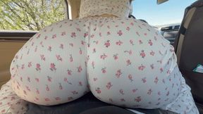 Grinding on Stepbrother's Cock with My Big Ass in Sweet Pajama
