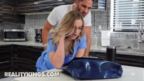 Real Sexy - Nurse Codi Vore Is Running Late & Her Horny Bf Damon Dice Wants Her Big Boobs