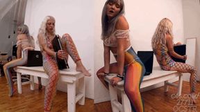 Ella Noir and Abi Horny for your Laptops - Side Views 4K