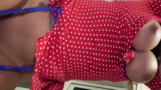 Gagged subslut destroyed with maledoms rough fucking