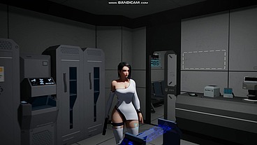 Ada Wong wakes up from a monster laying eggs in her pussy