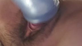 just having some fun with big dildo