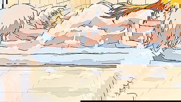 Foamed male screws hentai kitty in bath