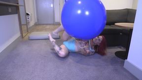 Tallulah's big balloon pop