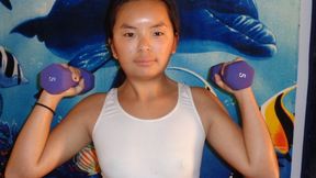 2 SEXY GIRLS DO A SEXY WORKOUT & SUCK DICK ALL IN 1 VIDEO KING of AMATEUR PORN
