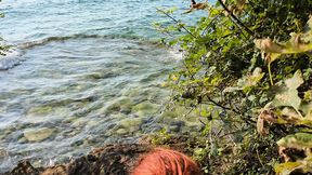 Stranger Sunscreen Session at Nudist Beach