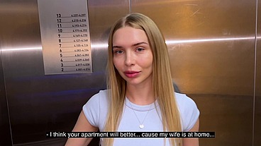 Pick up a stranger in the lift - the quickest way to have sex