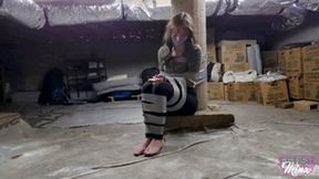 Ella Raine - Taped and Gagged In His Basement (WMV Format)
