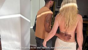 Dirty Blonde Wifey Craves Hardcore Action When Hubby's Away