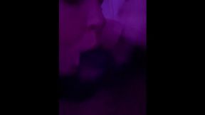 throatdeep while chatting on the phone