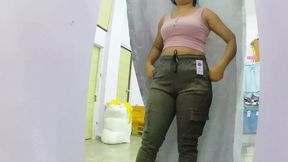 Amateur camera set in public dressing room