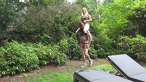 Shoulder Ride in My Private Garden - 1 - HD