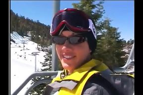 Taylor Rain Gets DP&#039;d In A Cabin While On A Snowboarding Vacation feat. Burke, Matt Bixe