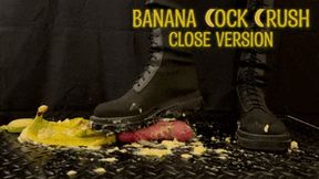 Cock and Banana Crush CBT in Combat Boots (Close Version) - Tamystarly - Balls Trample, Bootjob, Trampling, Shoejob, Stomping