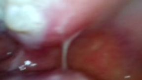 Teenie in Giantess Huge Mouth as she Brushes her Huge Teeth POV 4k