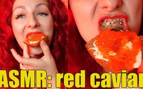ASMR mukbang: redcaviar