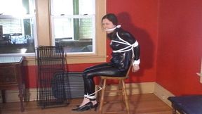 MP4 Format burglar caught tied and gagged MP4 Format