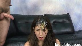 Logan Sinns takes a rough triple penetration at Facial Avenue