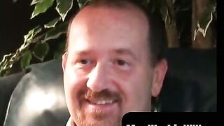 MenWorkinXXX.com - Chubby guy masturbates and shoots big load on a dinner plate solo