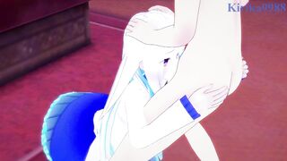 Lize Helesta and I have intense sex in the bedroom. - Nijisanji VTuber Hentai