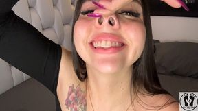 nose fetish nostrils fuck nose fake cumshot