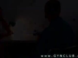 Super climax on the gyno chair