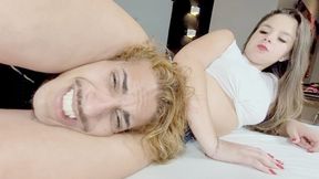 FEEL THE POWER OF MY LEGS DESTROYING YOUR NECK - BY GABRIELA BLOND - CLIP 2 IN FULL HD