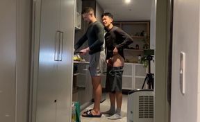 Ep 14. Bromance - Australian cobra jizz-shotgun barebacks Japanese guy and jizzes two times!