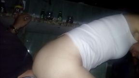 pegou a magrela casada no churrasco