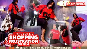 I'm taking out my shopping frustration on him ( Hard Foot Domination with Lady Nisha ) - 4K UHD MP4