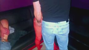 Complete Gangbang in Sex Shop with strangers
