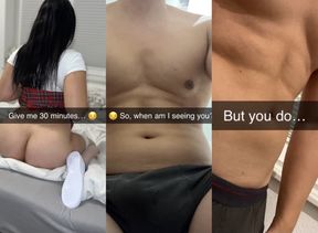 A Snapchat story about how a mature wife cheats on her husband with someone new.