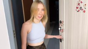 Innocent blonde teen wasn�t ready for her new boyfriend's dick
