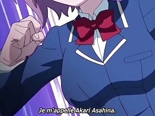 Akusei Jutai Hentai scene! Teen girls gets gets penetrated by lesbian monster