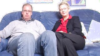German fat bbw older old lady Michaela Milz wants ffm three-way with housewife