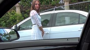 Cutie Gets Roadside Anal