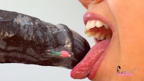 Tiny Cuck Trapped In Condom Full Of Alpha Cum: Giantess 4K