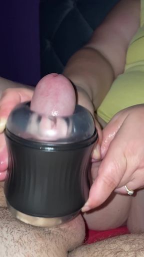 Powerful moment from &quot;Amateur wife handjob video&quot;
