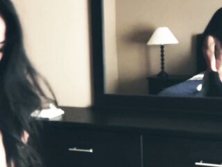 Little Asian Maid Gets Stuck under Bed