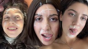 Cumshot Compilation: Facesheets with Big Loads